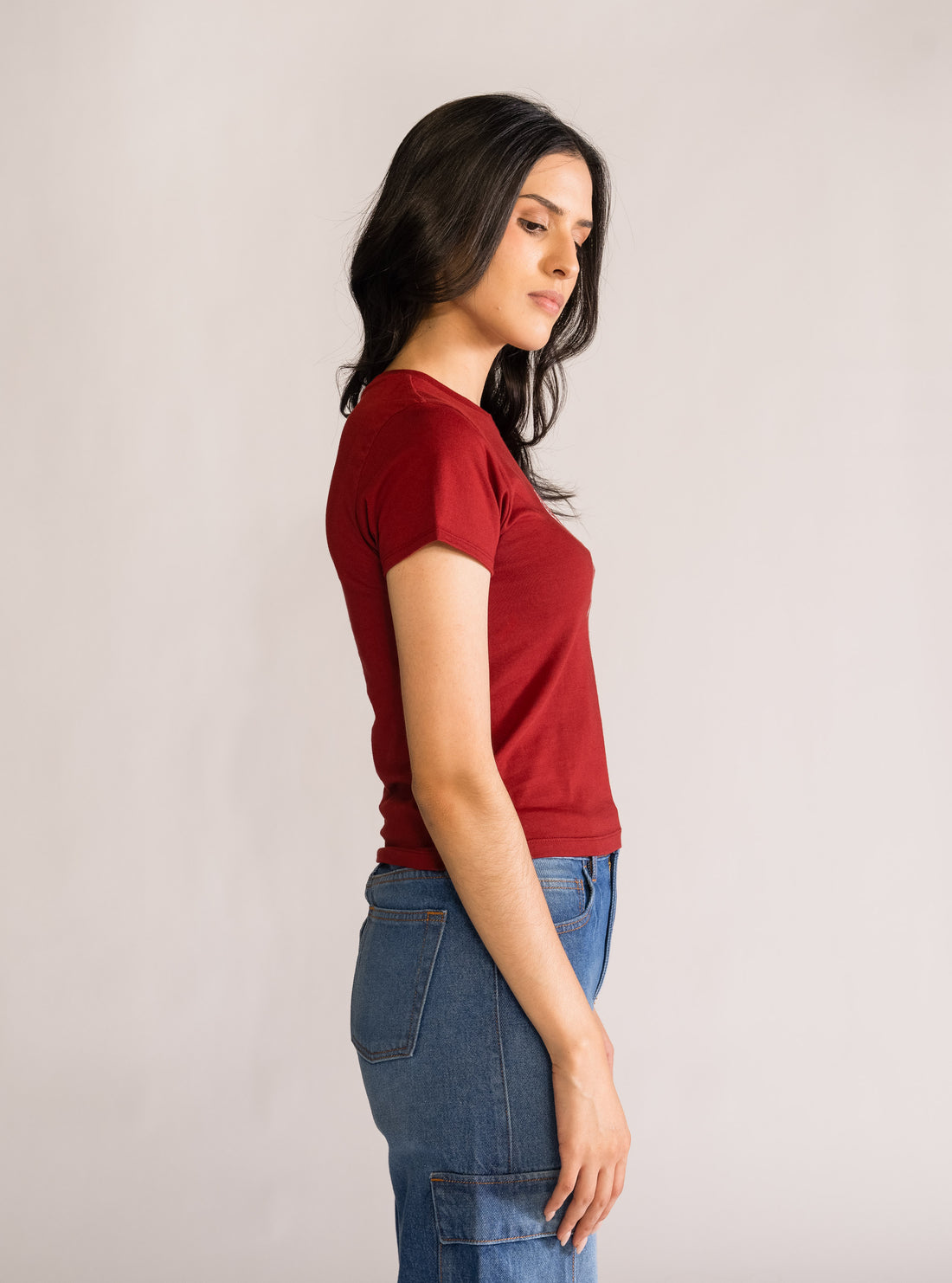 Cherry On Top Baby Playera, Vino Tinto