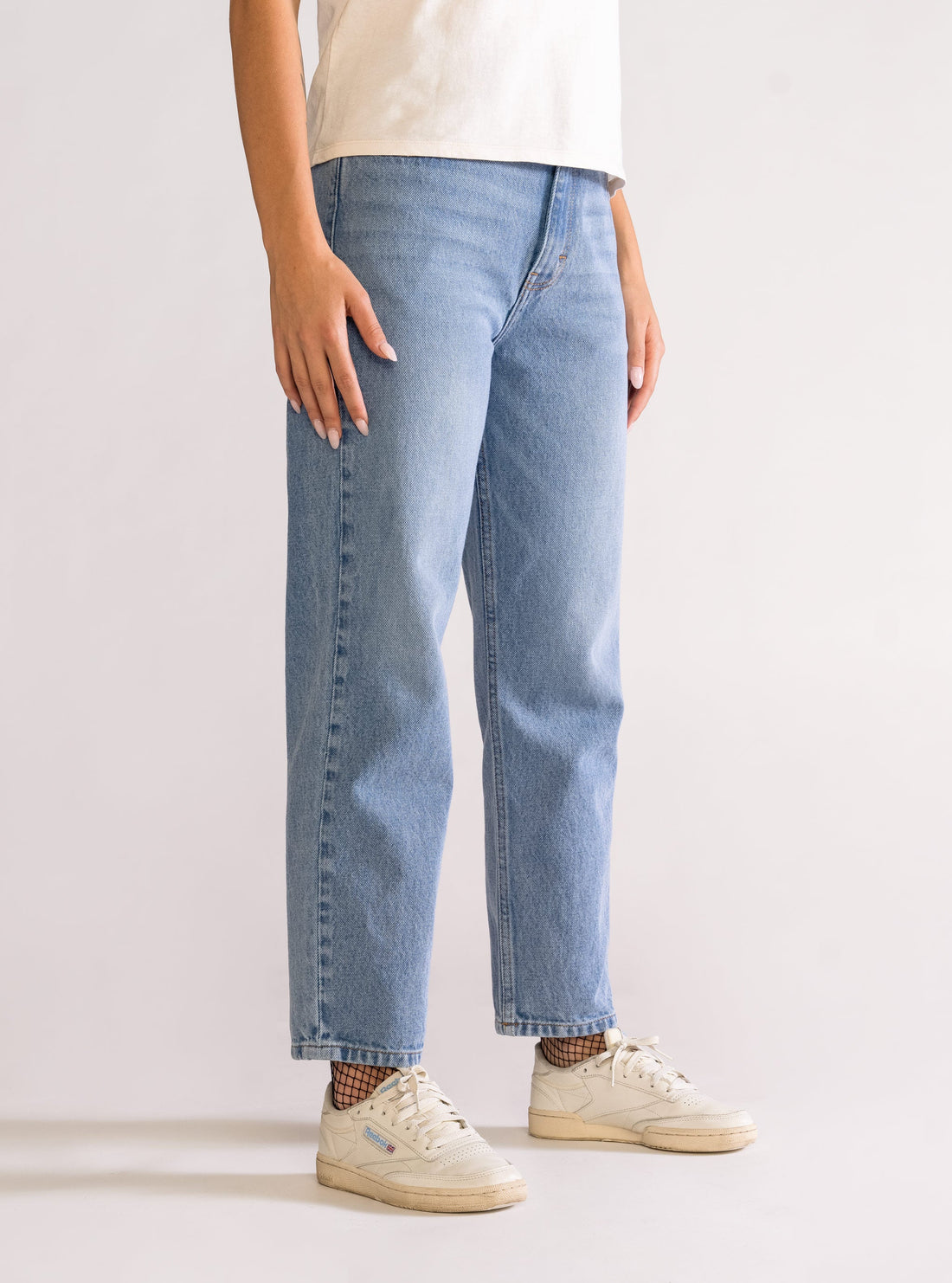 Two Of Hearts 90's Straight Jeans, Celeste