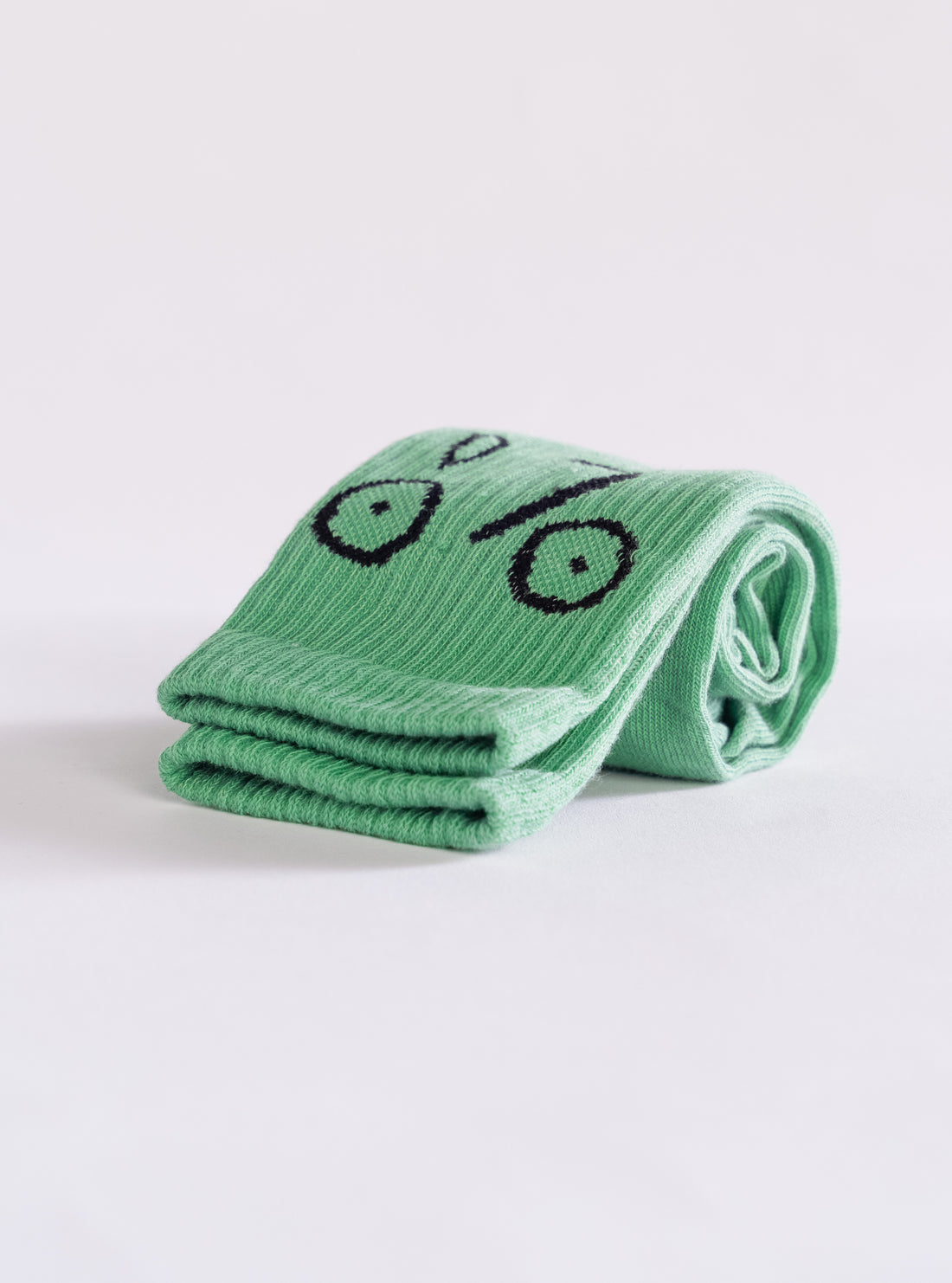 Poker Face Calcetín, Verde Claro