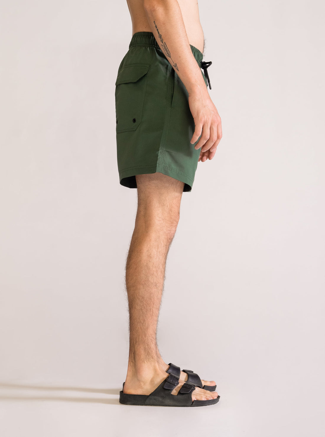 Summer Time Swim Calzoneta, Verde Obscuro