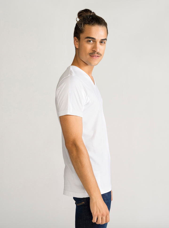 Everyday Regular T-Shirt V, Blanco