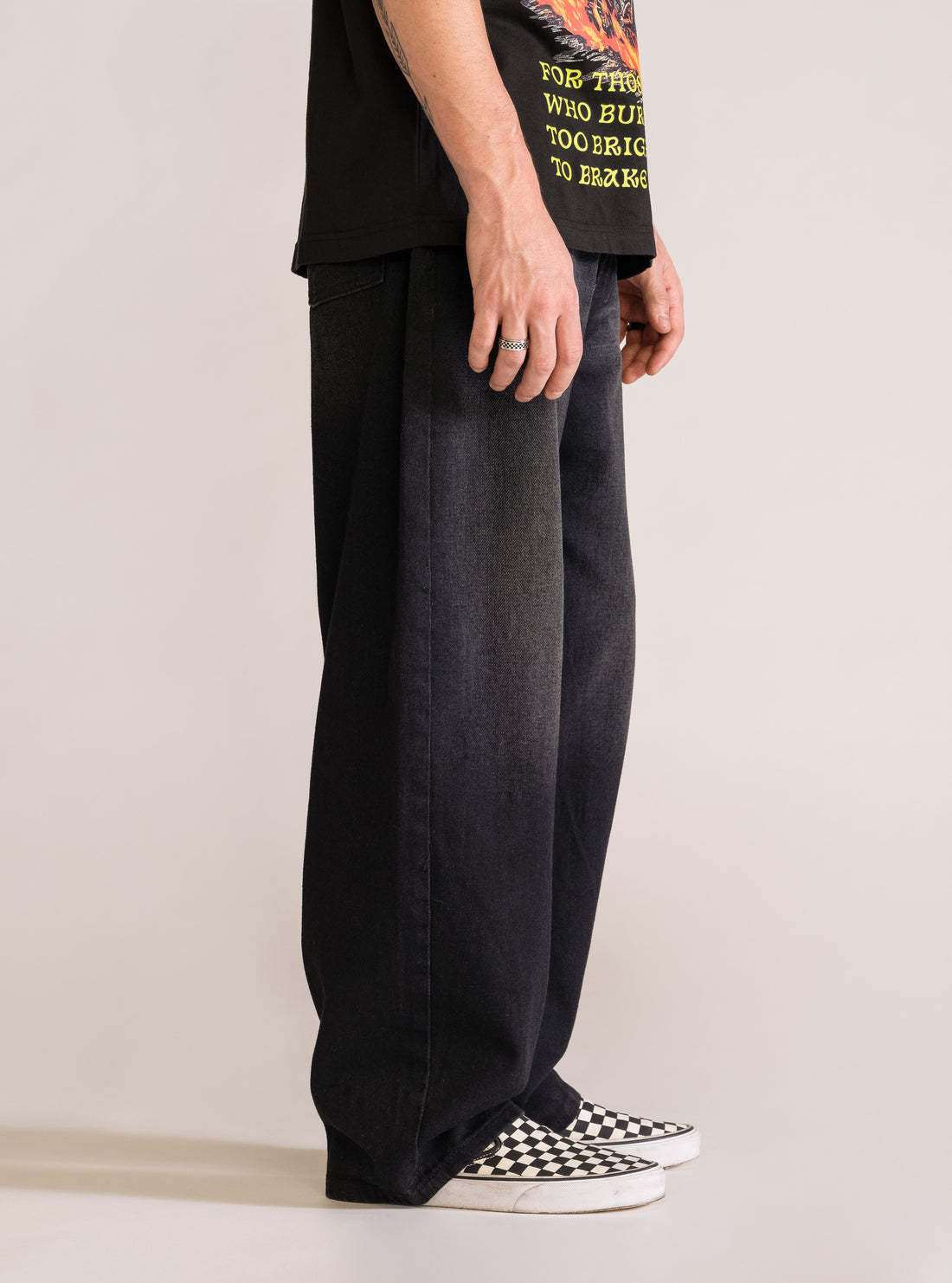 Endless Possibilities Baggy Jeans, Negro