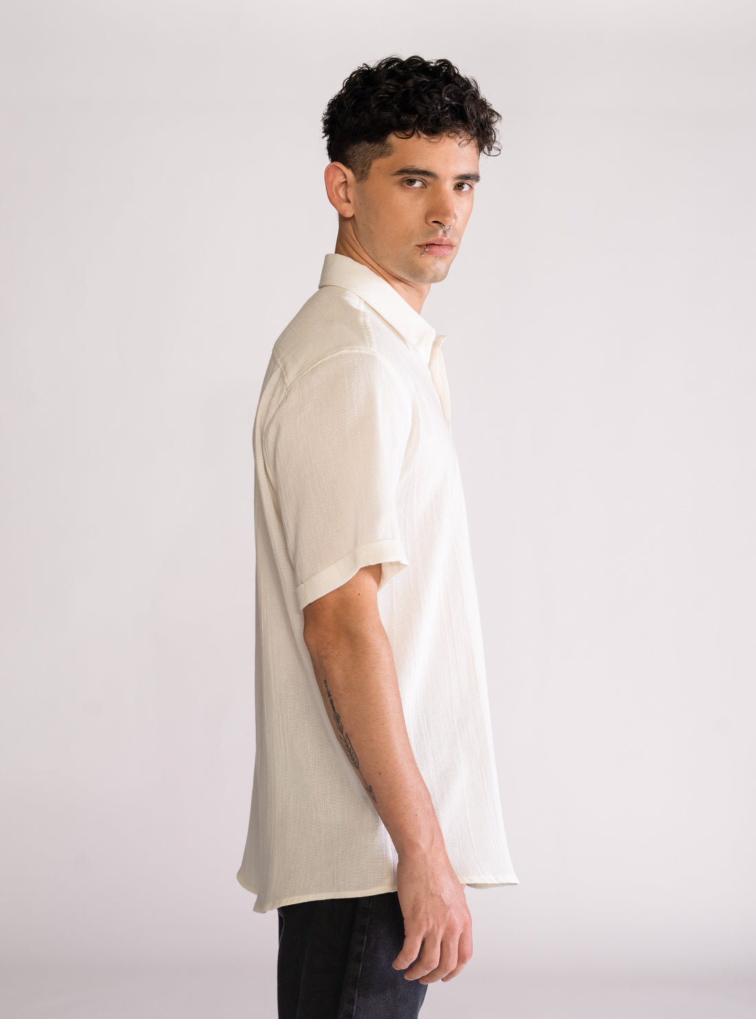 More Chaos Camisa, Blanco Hueso