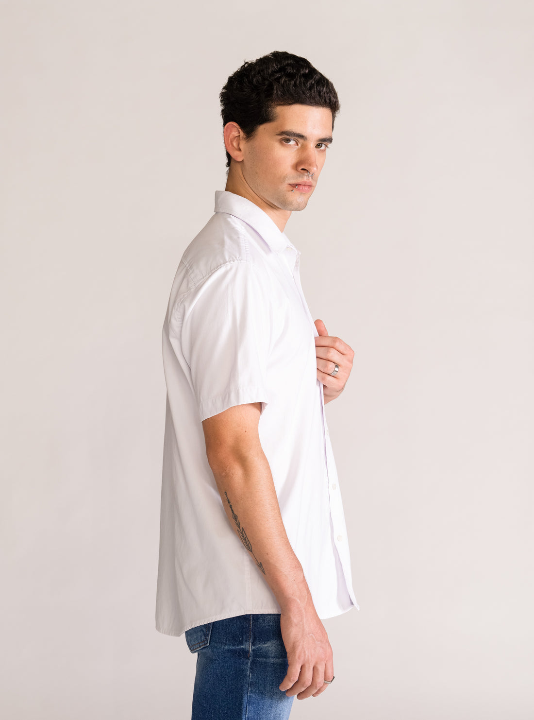 A Plain One Camisa, Blanco