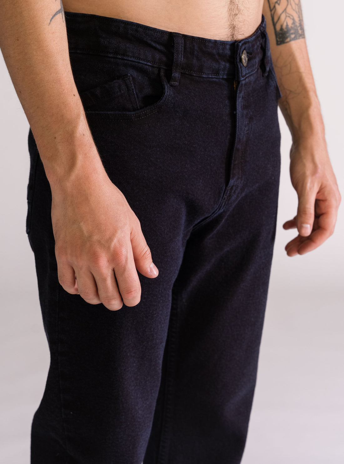 Crushing It Slim Fit Jeans, Negro