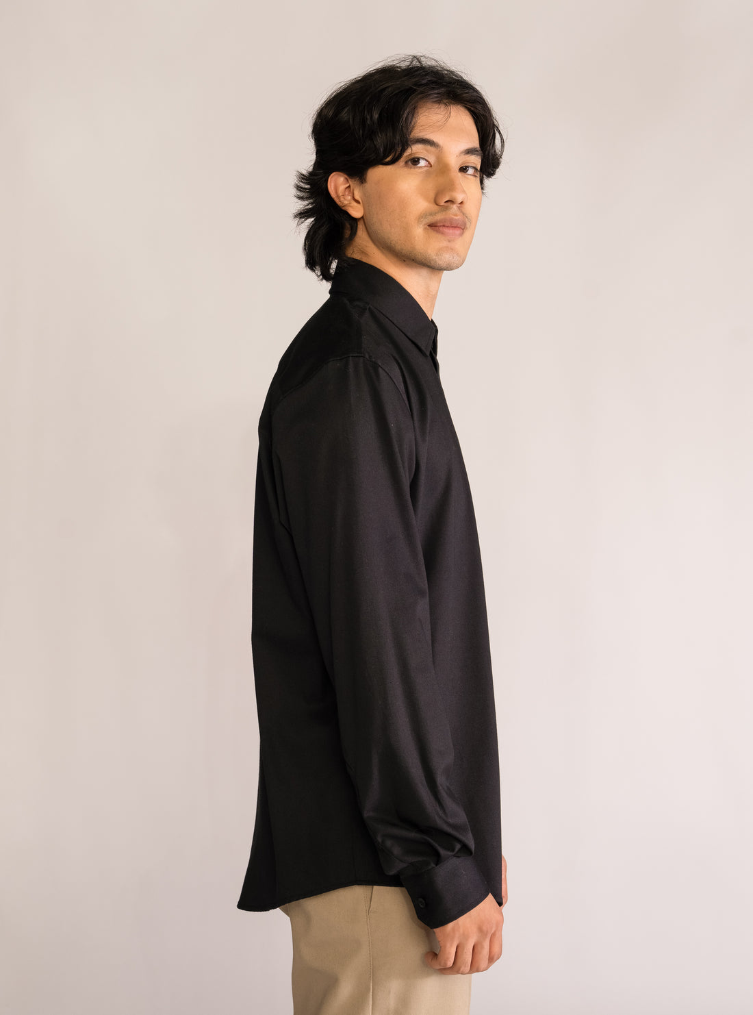 Stood Back Up Camisa, Negro