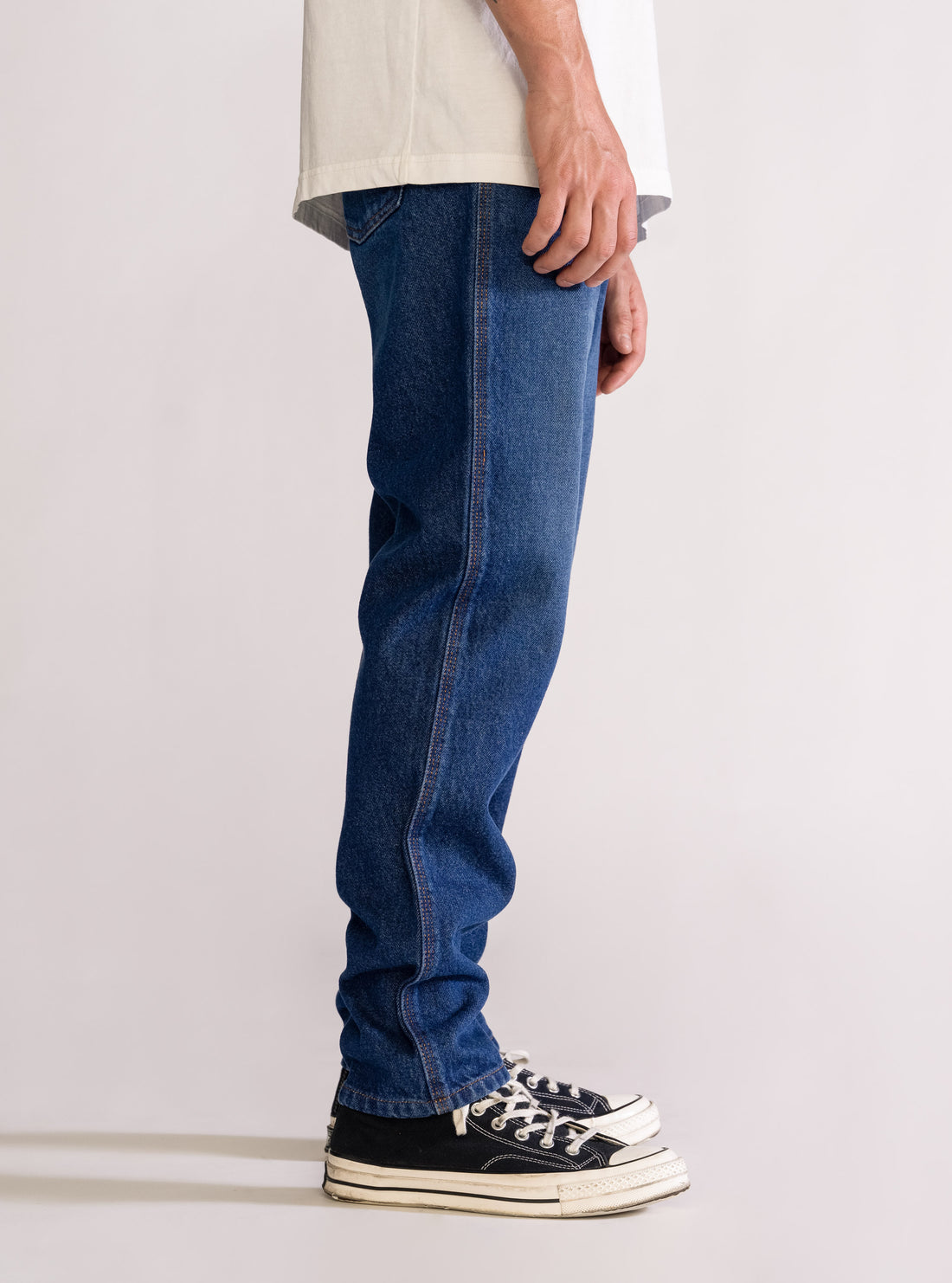 Soak It All In Regular Vintage Jeans, Azul Obscuro