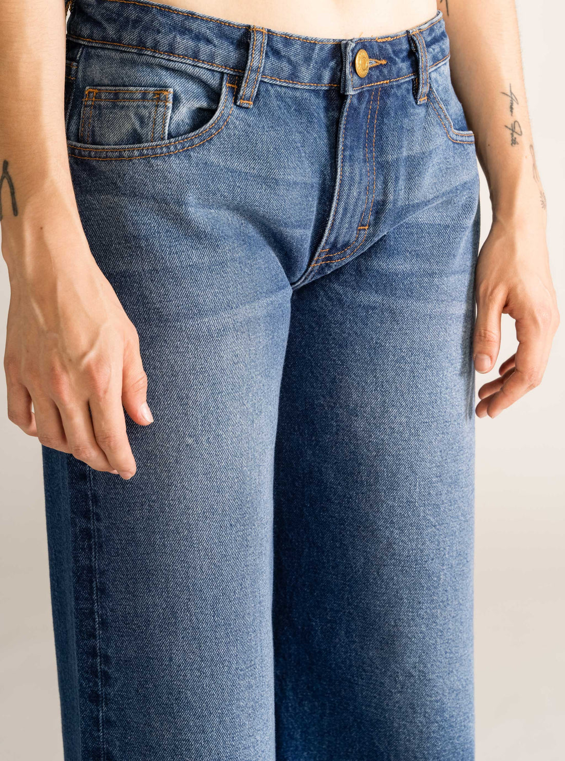You´re So Funny Wide Leg, Azul Claro