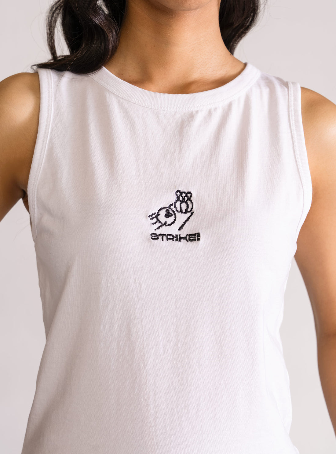 Bowling Tank Top, Blanco
