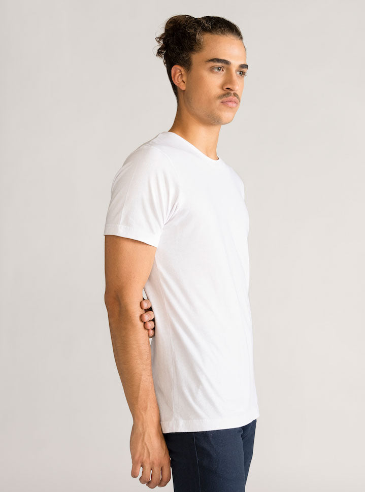 Back To Basics Regular T-Shirt, Blanco