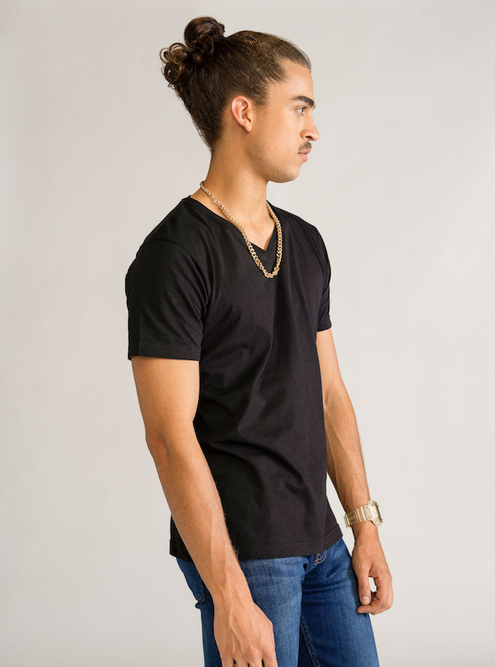 Everyday Regular T-Shirt V, Negro