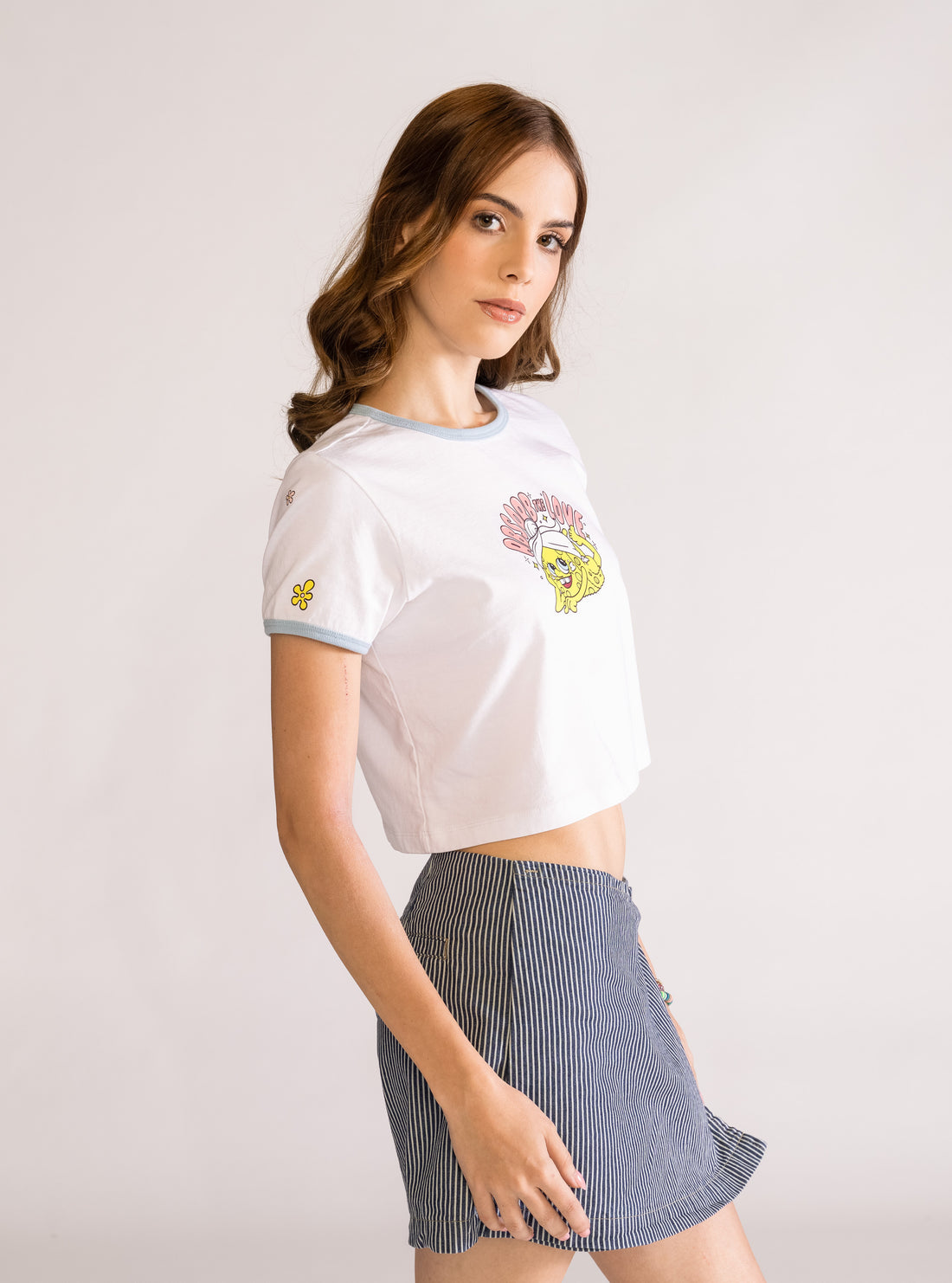 Absorb The Love, Baby Playera, Blanco