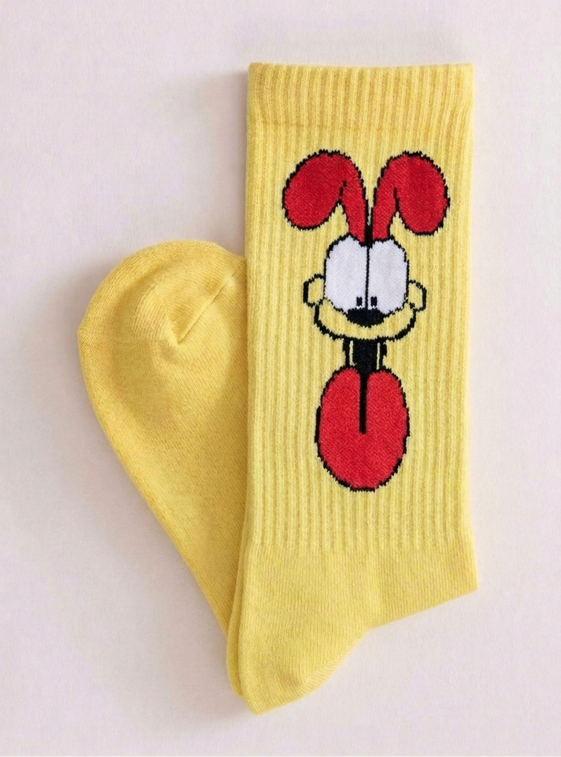 Garfield Paws & Pause Calcetines, Amarillo Claro