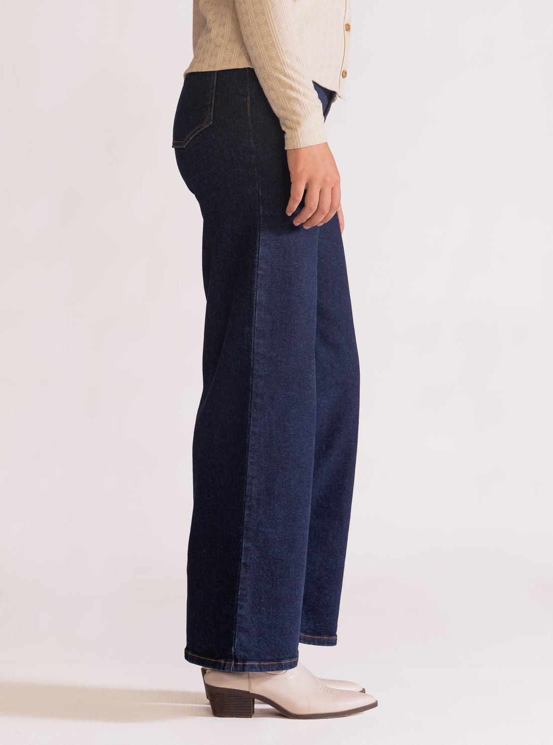 Lush Life Wide Leg Jeans, Azul Claro