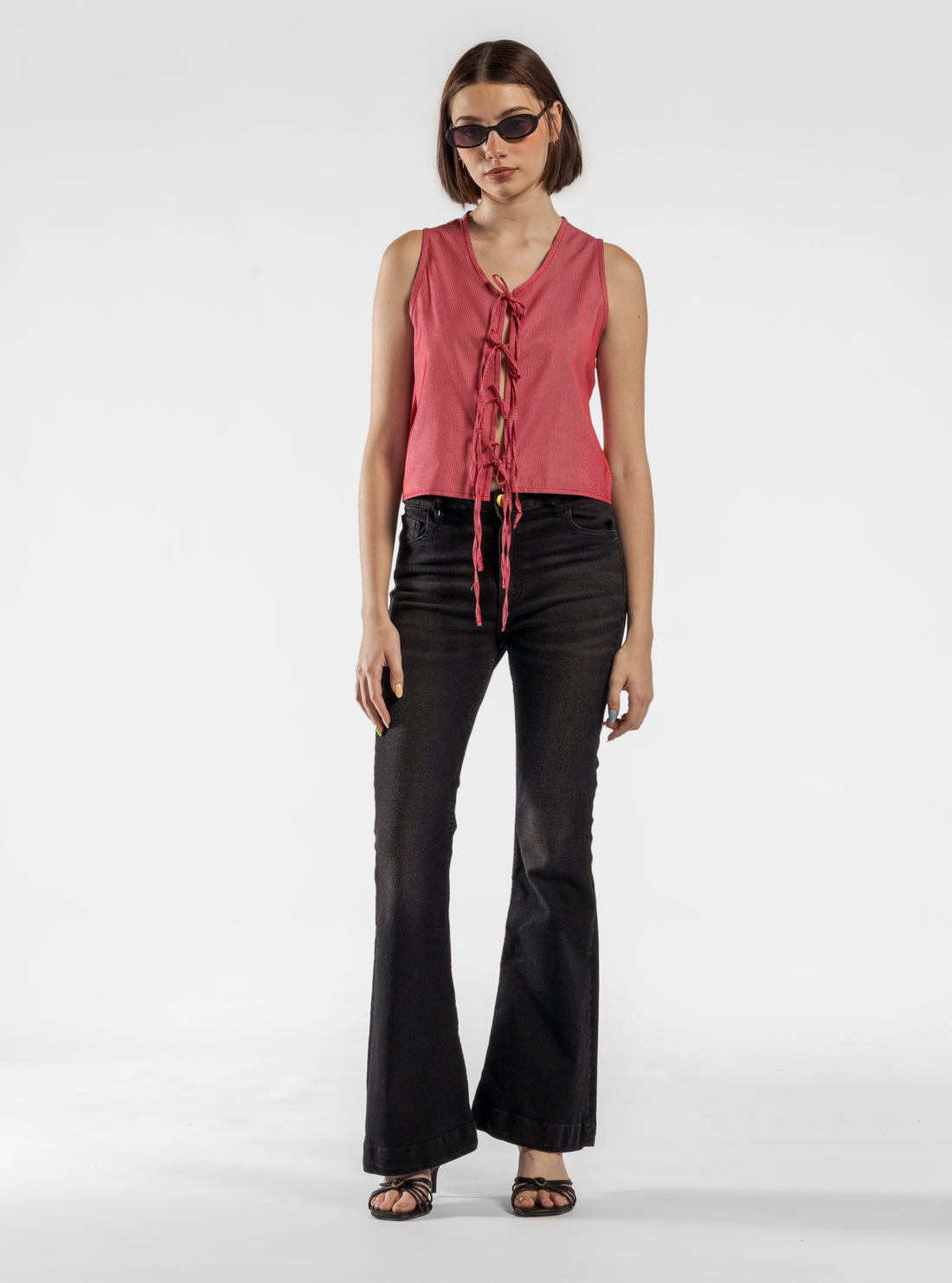 Cotton Candy Blusa, Rojo