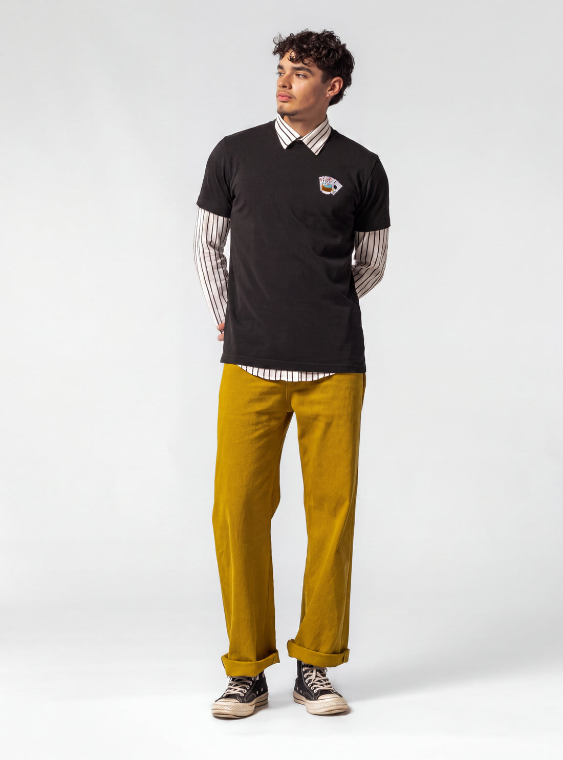 Whisky Sour Playera, Negro