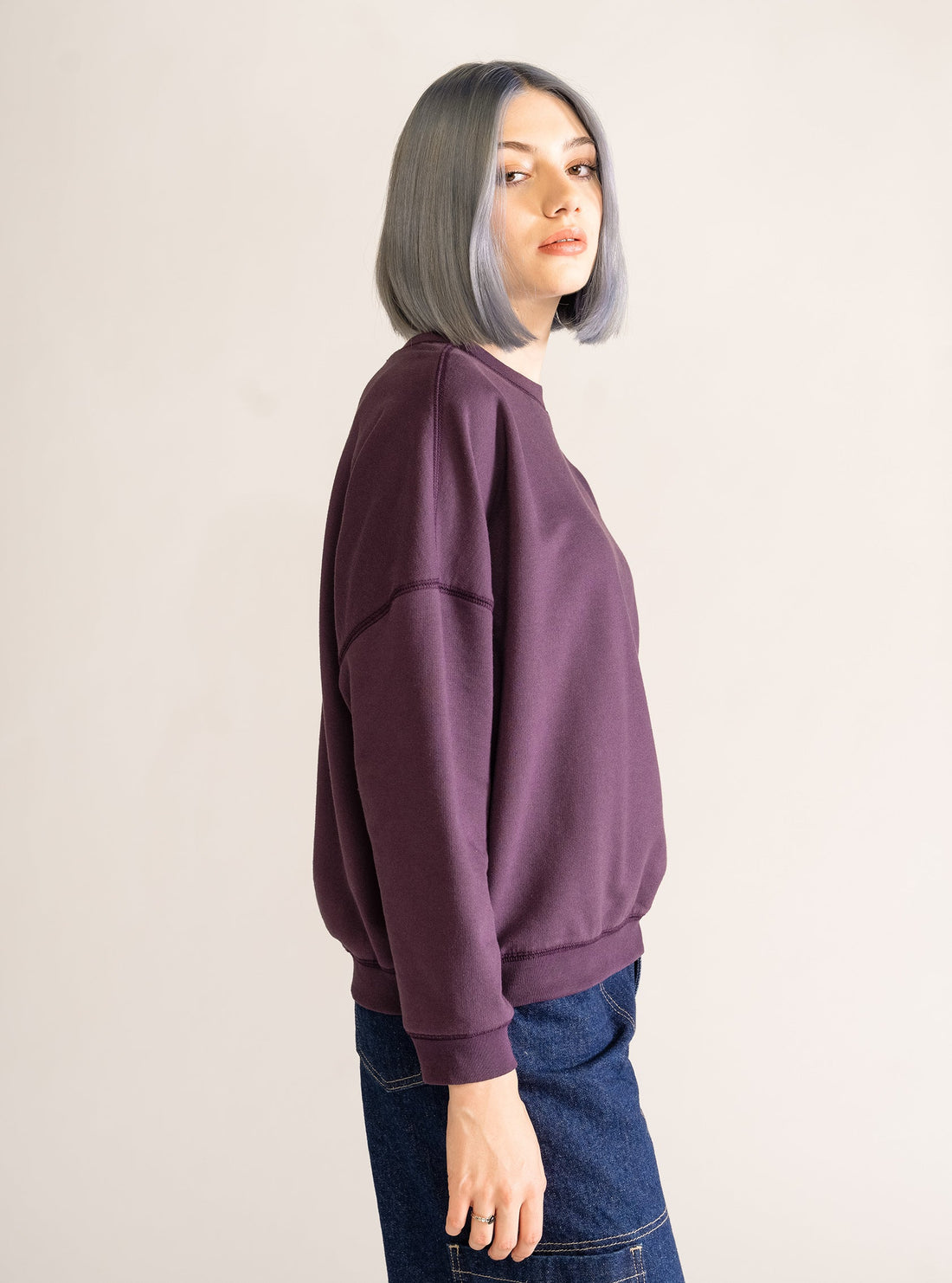 Nightshade Crew Neck, Morado