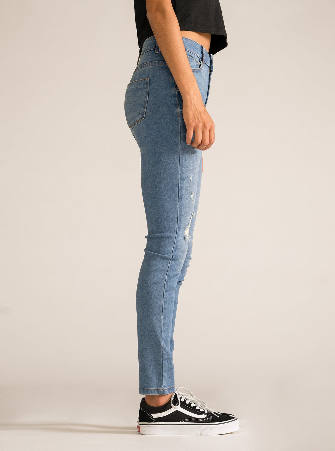 Million Dollar Babe Skinny Jeans, Azul Claro